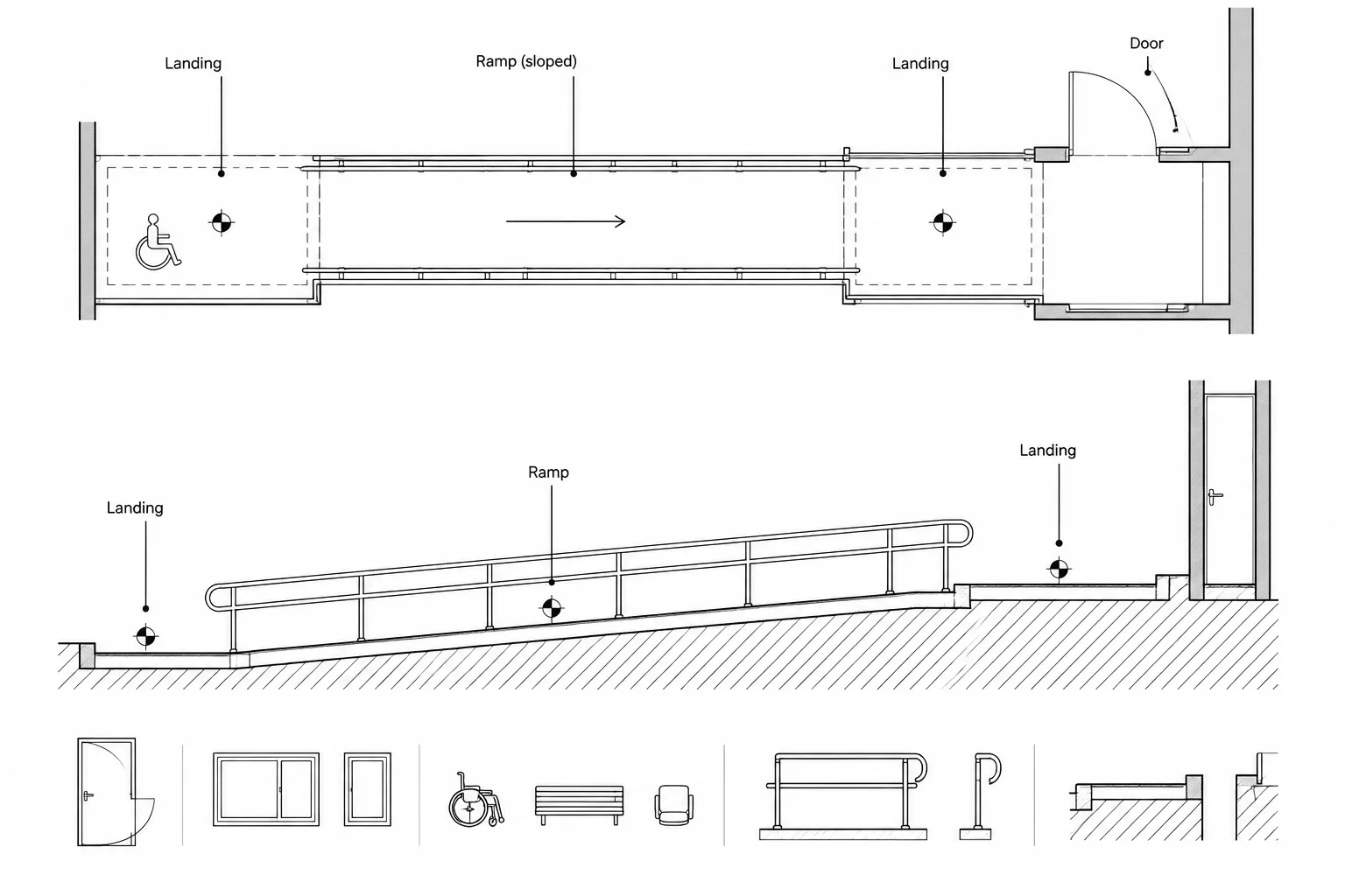How to Draft and Coordinate Ramps in Architectural CAD