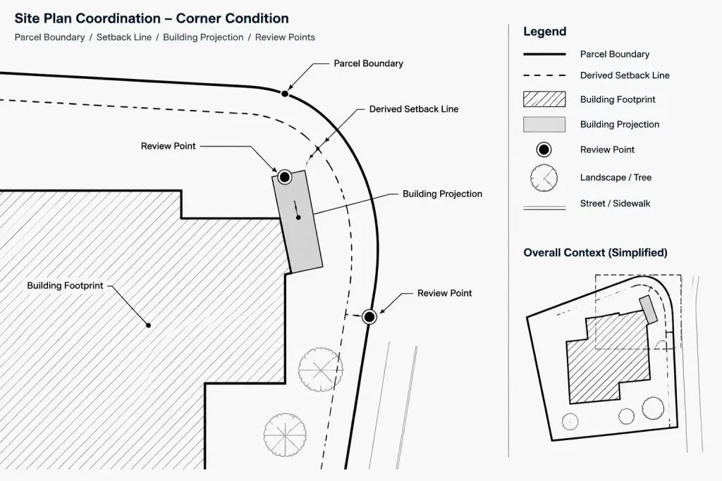 How to Draft Property Lines, Easements, and Setbacks in Architectural CAD architectural CAD illustration