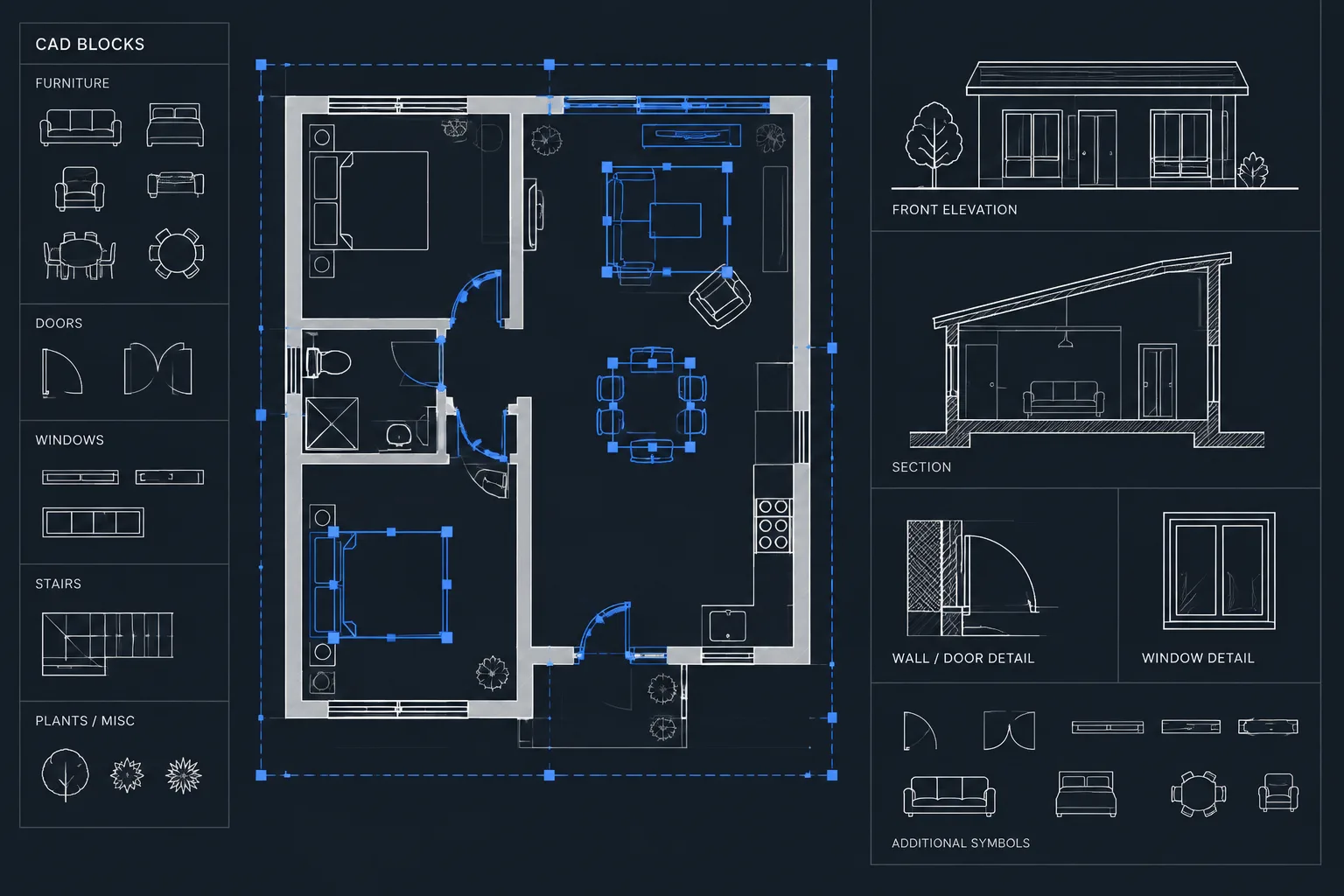 Object Selection in AutoCAD for Architectural Drawings: Windows, Filters, and Verification