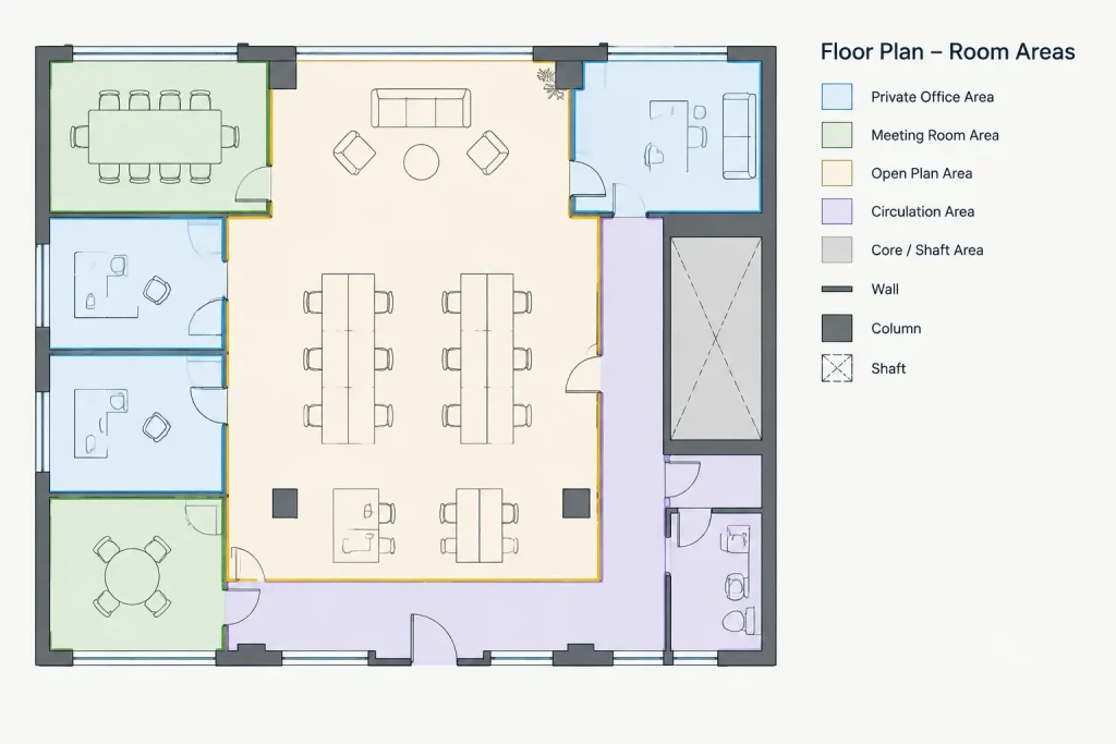 Room Area Calculations in AutoCAD: A Reliable Polyline and Verification Workflow architectural CAD illustration